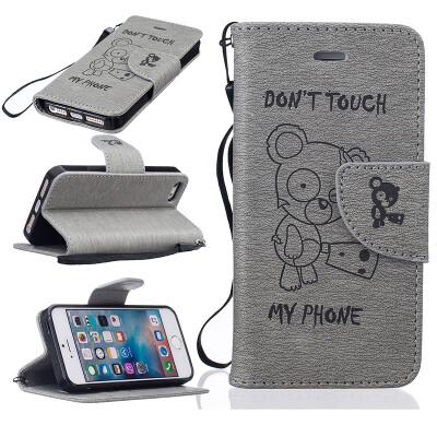 Gray Bear Style Embossing Classic Flip Cover with Stand Function and Credit Card Slot for IPHONE 5/5S/5SE
Gray Bear Style Embossing Classic Flip Cover with Stand Function and Credit Card Slot for IPHONE 5/5S/5SE