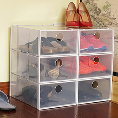 QingWei Clamshell Plastic Storage Box Transparent Shoe Box Combination Sundries Organizer Large 6 Pack White
QingWei Clamshell Plastic Storage Box Transparent Shoe Box Combination Sundries Organizer Large 6 Pack White