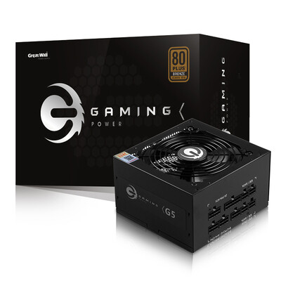 Great Wall (GreatWall) Номинальная мощность в режиме полной мощности 550 Вт G5 (80PLUS bronze / 12V с высоким током / DC-DC / три контроля точности чипа / активная PFC) 
Great Wall (GreatWall) Номинальная мощность в режиме полной мощности 550 Вт G5 (80PLUS bronze / 12V с высоким током / DC-DC / три контроля точности чипа / активная PFC)