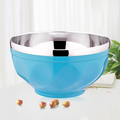 【Jingdong Supermarket】 Chuang Hong Lily Bowl Stainless Steel Colorful Double-layer Anti-hot Bowl Insulation Bowl 14cm Blue
【Jingdong Supermarket】 Chuang Hong Lily Bowl Stainless Steel Colorful Double-layer Anti-hot Bowl Insulation Bowl 14cm Blue