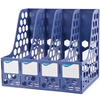 BroadBo solid type quadruple file bar file basket document rack office supplies blue WJK9399
BroadBo solid type quadruple file bar file basket document rack office supplies blue WJK9399