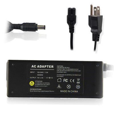 US Plug 15V 5A 75W 2 Pin Unniversal AC Adapter Power Supply Battery Charger for Toshiba Satellite Pro 6000 1400 1800 2400 5000
US Plug 15V 5A 75W 2 Pin Unniversal AC Adapter Power Supply Battery Charger for Toshiba Satellite Pro 6000 1400 1800 2400 5000