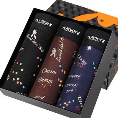 Playboy men&39s underwear panties men&39s flat pants breathable printing four pants 3 gift boxed black coffee deep sapphire combination suit
Playboy men&39s underwear panties men&39s flat pants breathable printing four pants 3 gift boxed black coffee deep sapphire combination suit