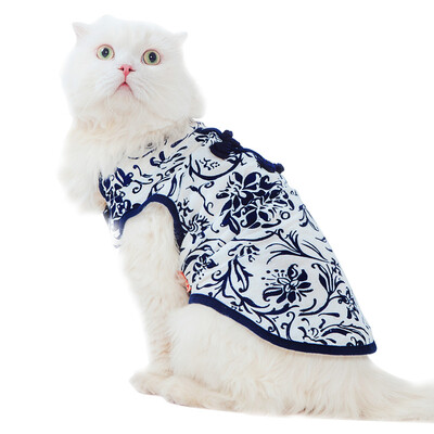 Huaopeng pet hoopet blue&white porcelain pet cheongsam cat&dog clothes spring&summer dog dog feet loaded S
Huaopeng pet hoopet blue&white porcelain pet cheongsam cat&dog clothes spring&summer dog dog feet loaded S