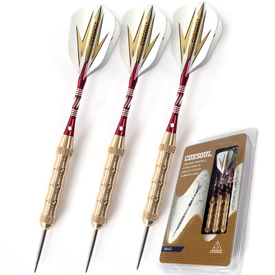 CUESOUL Copper Plated Hard Darts Copper Dart Series 23 g Copper Chrome Plated Dart Needle Needle Arch ARCH-F1202 Gold
CUESOUL Copper Plated Hard Darts Copper Dart Series 23 g Copper Chrome Plated Dart Needle Needle Arch ARCH-F1202 Gold