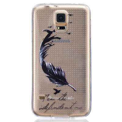 Черные перья Pattern Мягкий Тонкий TPU Резиновый Силиконовый гель Чехол для SAMSUNG GALAXY S5
Черные перья Pattern Мягкий Тонкий TPU Резиновый Силиконовый гель Чехол для SAMSUNG GALAXY S5