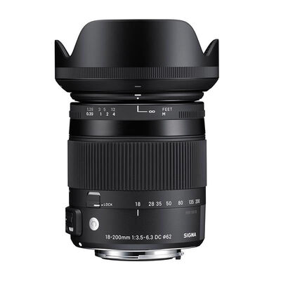 SIGMA 18-200mm F35-63 DC MACRO OS HSM Contemporary Half-frame standard zoom lens Nikon bayonet lens
SIGMA 18-200mm F35-63 DC MACRO OS HSM Contemporary Half-frame standard zoom lens Nikon bayonet lens