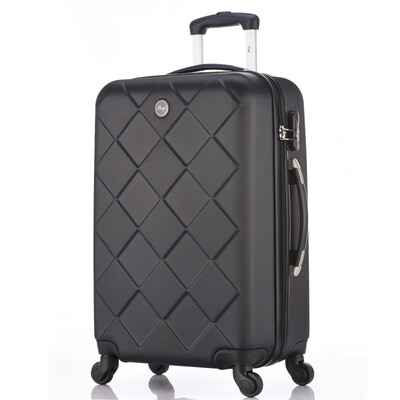 BOYI Trolley Case Male Female Caster 26-inch Luggage Bag ABS Diamond Patterns BY62003 Black
BOYI Trolley Case Male Female Caster 26-inch Luggage Bag ABS Diamond Patterns BY62003 Black