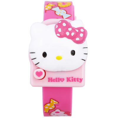Hello Kitty (HelloKitty) children's watch LCD electronic watch sweet jump word table girls students HK264F crystal purple
Hello Kitty (HelloKitty) children's watch LCD electronic watch sweet jump word table girls students HK264F crystal purple
