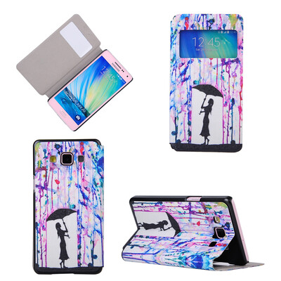 Girl under Umbrella Design PU Leather Flip Cover Wallet Card Holder Case for Samsung Galaxy A5
Girl under Umbrella Design PU Leather Flip Cover Wallet Card Holder Case for Samsung Galaxy A5