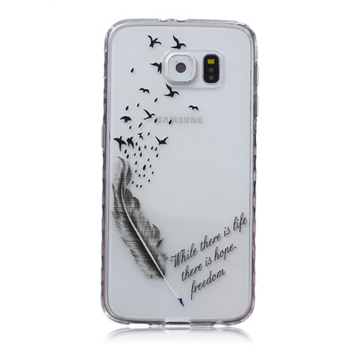 Feathers&birds Pattern Soft Thin TPU Rubber Silicone Gel Case Cover for SAMSUNG GALAXY S6
Feathers&birds Pattern Soft Thin TPU Rubber Silicone Gel Case Cover for SAMSUNG GALAXY S6