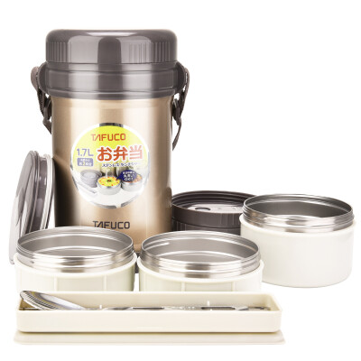 TAFUCO T-2530 Lunch Box Stainless Steel Stew Burning Insulation Box 17L Champagne
TAFUCO T-2530 Lunch Box Stainless Steel Stew Burning Insulation Box 17L Champagne