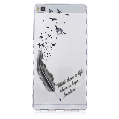 Feathers and birds Pattern Soft Thin TPU Rubber Silicone Gel Case Cover for HUAWEI P8
Feathers and birds Pattern Soft Thin TPU Rubber Silicone Gel Case Cover for HUAWEI P8
