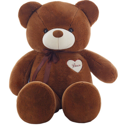 Full house plush toy bear teddy bear hug bear doll bear cloth doll doll send girl cute birthday holiday gift dark brown 80cm
Full house plush toy bear teddy bear hug bear doll bear cloth doll doll send girl cute birthday holiday gift dark brown 80cm