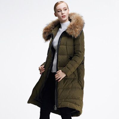 Pierre cardin pierre cardin down jacket women 2016 new long fashion casual hooded raccoon fur collar warm down jacket 23C3071 army green M 165
Pierre cardin pierre cardin down jacket women 2016 new long fashion casual hooded raccoon fur collar warm down jacket 23C3071 army green M 165