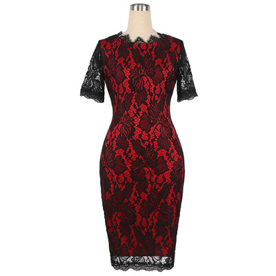 4 Colors Plus Size Women Lace Dress 2016 Summer Style Hollow Out Sexy Dress O-Neck Sheath Dresses Half Sleeve
4 Colors Plus Size Women Lace Dress 2016 Summer Style Hollow Out Sexy Dress O-Neck Sheath Dresses Half Sleeve