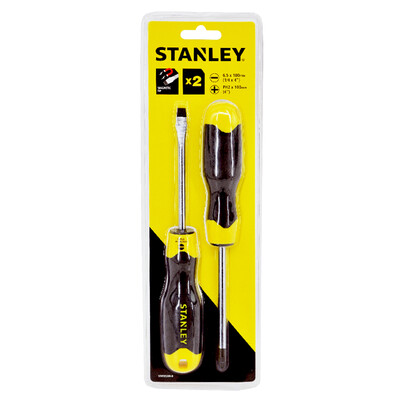 Набор инструментов для отвертки Stanley хром-ванадиевая ручка отвертка 2 комплекта STHT65200-8
Набор инструментов для отвертки Stanley хром-ванадиевая ручка отвертка 2 комплекта STHT65200-8