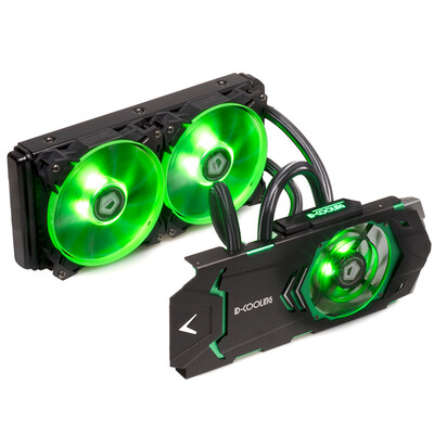 ID-COOLING ICEKIMO 240VGA-G card with one of the water-cooled radiator Porous 200-bit black&green special edition
ID-COOLING ICEKIMO 240VGA-G card with one of the water-cooled radiator Porous 200-bit black&green special edition