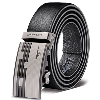 Seven wolves SEPTWOLVES mens belt long version business series first layer leather automatic buckle belt 7A513133000C black
Seven wolves SEPTWOLVES mens belt long version business series first layer leather automatic buckle belt 7A513133000C black