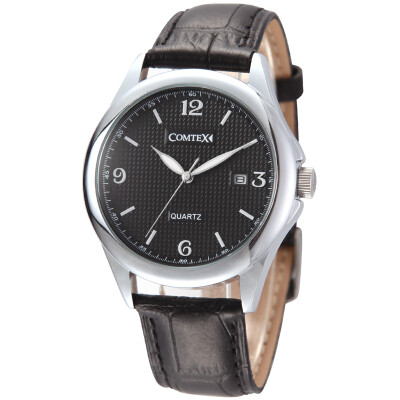 Comtex New Big Dial watch Men Leather Casual Watch Date Waterproof Calendar relogio masculino Luxury Brand Quartz Watch
Comtex New Big Dial watch Men Leather Casual Watch Date Waterproof Calendar relogio masculino Luxury Brand Quartz Watch