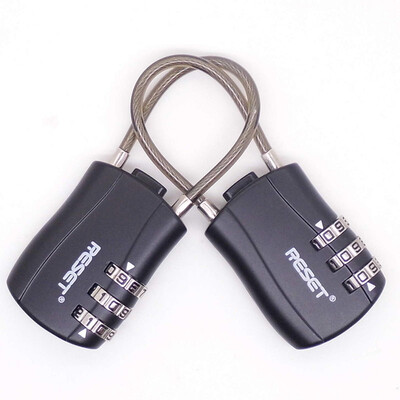 Rui Saite RESET RST-056 2 Pack Metal Backpack Password Lock Door Lock Gym Lock Backpack Lock Padlock Soft Wire Rope Password Lock Black
Rui Saite RESET RST-056 2 Pack Metal Backpack Password Lock Door Lock Gym Lock Backpack Lock Padlock Soft Wire Rope Password Lock Black