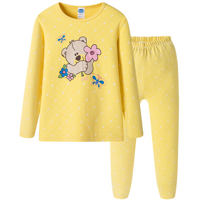 Three guns Ditz girls children's goose butterfly thick moisturizing stretch cotton round neck underwear sets 29208D0 goose yellow butterfly 150
Three guns Ditz girls children's goose butterfly thick moisturizing stretch cotton round neck underwear sets 29208D0 goose yellow butterfly 150