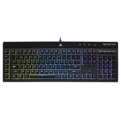 Американский Corsair (USCORSAIR) К55 RGB игровой клавиатура с подсветкой черного красочного выживание курицы Jedi клавиатура
Американский Corsair (USCORSAIR) К55 RGB игровой клавиатура с подсветкой черного красочного выживание курицы Jedi клавиатура