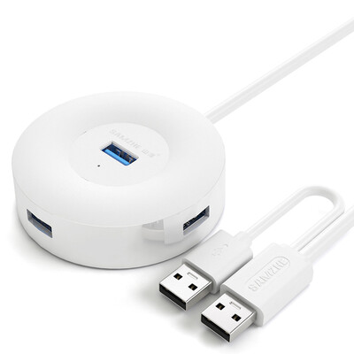Shanze (SAMZHE) JXQ-C08 USB splitter USB3.0 high-speed expansion excellent fashion 4 HUB hub dual power 1.2 m light blue
Shanze (SAMZHE) JXQ-C08 USB splitter USB3.0 high-speed expansion excellent fashion 4 HUB hub dual power 1.2 m light blue