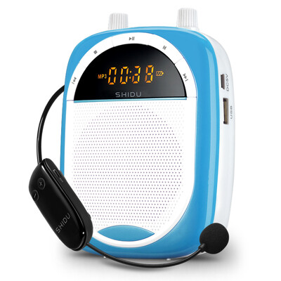 Ten degrees (ShiDu) SD-S610 wireless portable loudspeaker high-power small bee loudspeaker teacher teaching dedicated amplifiers multi-function digital player sky blue
Ten degrees (ShiDu) SD-S610 wireless portable loudspeaker high-power small bee loudspeaker teacher teaching dedicated amplifiers multi-function digital player sky blue