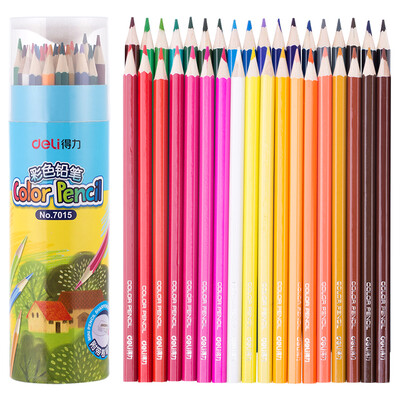Deli 24 color painting art writing color lead color pencil barrels packaging color random 7014
Deli 24 color painting art writing color lead color pencil barrels packaging color random 7014