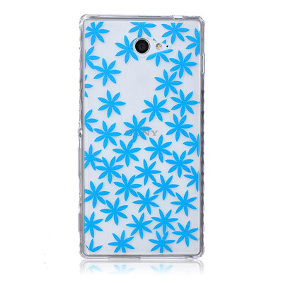 Blue chrysanthemum Pattern Soft Thin TPU Rubber Silicone Gel Case Cover for SONY Xperia M2
Blue chrysanthemum Pattern Soft Thin TPU Rubber Silicone Gel Case Cover for SONY Xperia M2