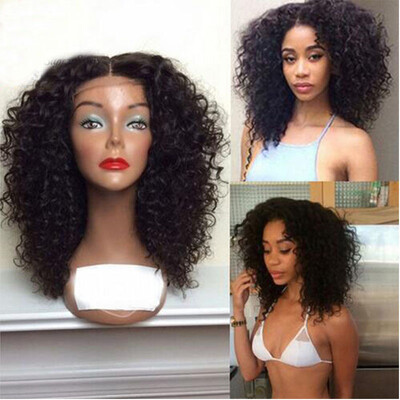 Brazilian curly lace front wig 130 density natural color glueless lace front human hair wigs with baby hair
Brazilian curly lace front wig 130 density natural color glueless lace front human hair wigs with baby hair