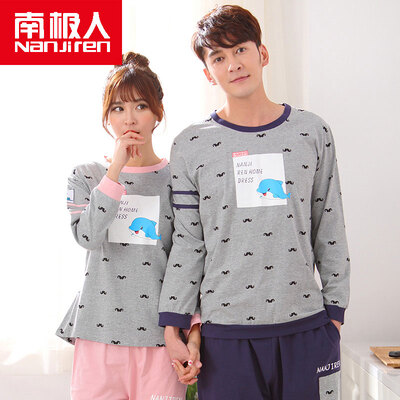 Antarctic Nanjiren cotton pajamas home service men&women couples pajamas can wear long sleeves sets of cotton leisure home service suit male cute dolphin XXXL
Antarctic Nanjiren cotton pajamas home service men&women couples pajamas can wear long sleeves sets of cotton leisure home service suit male cute dolphin XXXL
