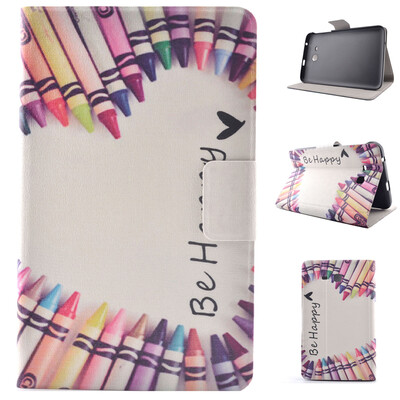 Colorful Crayon Style Classic Flip Cover with Stand Function and Credit Card Slot for Samsung Galaxy Tab 3 Lite T110
Colorful Crayon Style Classic Flip Cover with Stand Function and Credit Card Slot for Samsung Galaxy Tab 3 Lite T110