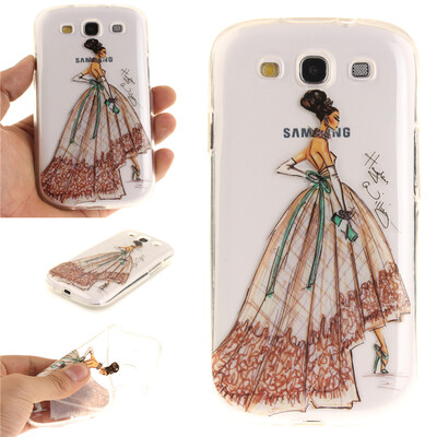 Hand-painted dress Pattern Soft Thin TPU Rubber Silicone Gel Case Cover for SAMSUNG Galaxy S3 I9300
Hand-painted dress Pattern Soft Thin TPU Rubber Silicone Gel Case Cover for SAMSUNG Galaxy S3 I9300