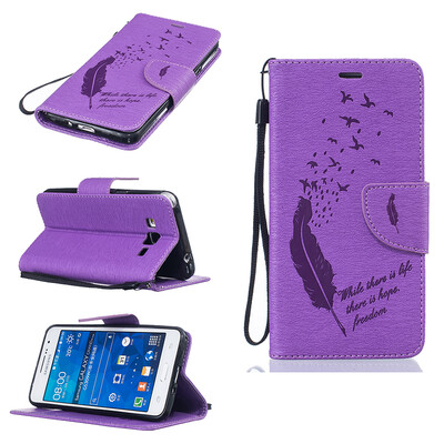 Purple Feathers and birds Style Embossing Classic Flip Cover with Stand Function and Credit Card Slot for SAMSUNG GALAXY Grand Prime G530
Purple Feathers and birds Style Embossing Classic Flip Cover with Stand Function and Credit Card Slot for SAMSUNG GALAXY Grand Prime G530