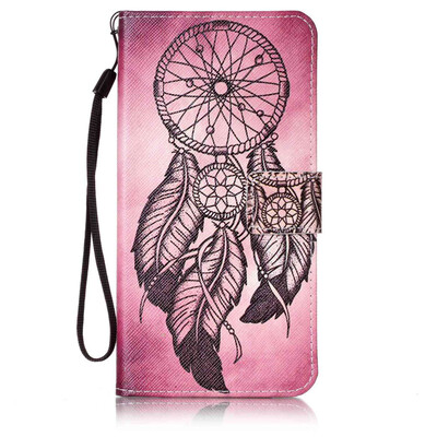 Maroon Wind Chimes Design PU Leather Flip Cover Wallet Card Holder Case for Huawei Y6 II
Maroon Wind Chimes Design PU Leather Flip Cover Wallet Card Holder Case for Huawei Y6 II