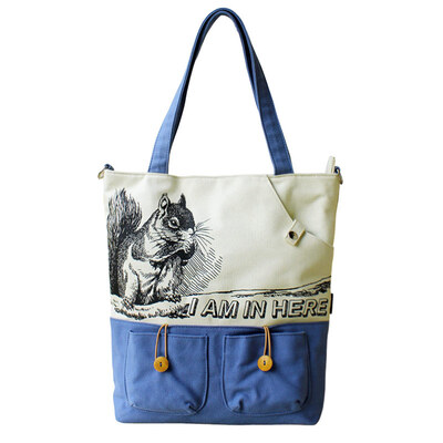 Flower princess I am in here trendy original canvas bag shoulder Messenger bag 1408DX001 blue
Flower princess I am in here trendy original canvas bag shoulder Messenger bag 1408DX001 blue