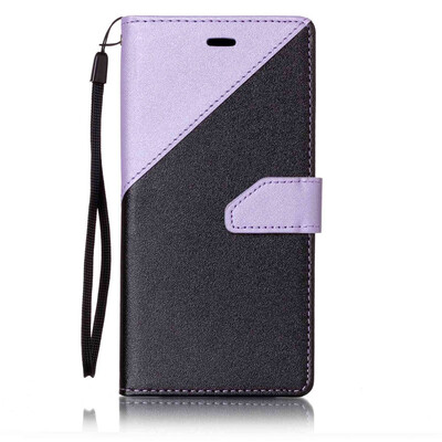 Black + light purple Design PU Leather Wallet Case Classic Flip Cover with Stand Function and Credit Card Slot for SONY Xperia XZ
Black + light purple Design PU Leather Wallet Case Classic Flip Cover with Stand Function and Credit Card Slot for SONY Xperia XZ