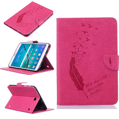 Rose Red feathers Style Embossing Classic Flip Cover with Stand Function and Credit Card Slot for SAMSUNG GALAXY Tab S2 8.0 T715C
Rose Red feathers Style Embossing Classic Flip Cover with Stand Function and Credit Card Slot for SAMSUNG GALAXY Tab S2 8.0 T715C