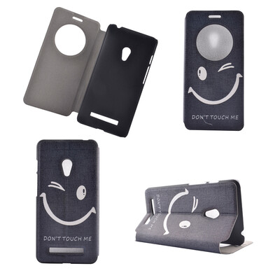 Naughty Smile Design PU Leather Flip Cover Wallet Card Holder Case for Asus Zenfone 5
Naughty Smile Design PU Leather Flip Cover Wallet Card Holder Case for Asus Zenfone 5