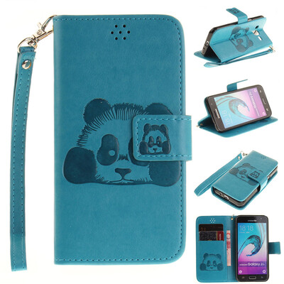 Sky blue Panda Style Embossing Classic Flip Cover with Stand Function and Credit Card Slot for SAMSUNG GALAXY J3 2016/J310
Sky blue Panda Style Embossing Classic Flip Cover with Stand Function and Credit Card Slot for SAMSUNG GALAXY J3 2016/J310