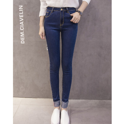 Sustory ladies 2017 spring stretch jeans trousers Slim pencil pants trousers wild belt velvet pants SU003 blue 28 (2 feet 1
Sustory ladies 2017 spring stretch jeans trousers Slim pencil pants trousers wild belt velvet pants SU003 blue 28 (2 feet 1