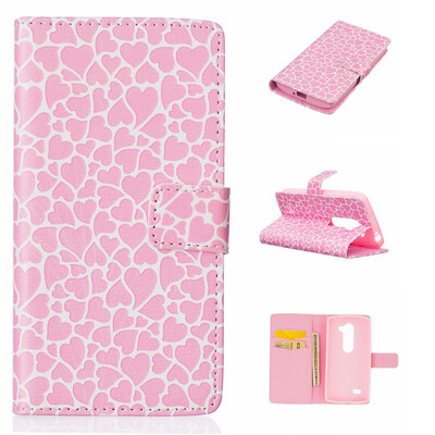 Lovely Heart Design PU Leather Flip Cover Wallet Card Holder Case for LG LEON H340N
Lovely Heart Design PU Leather Flip Cover Wallet Card Holder Case for LG LEON H340N