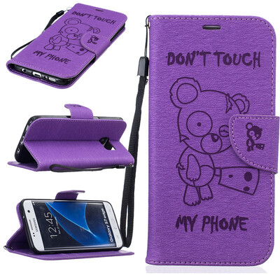 Purple Bear Embossed PU Leather Wallet Case Classic Flip Cover with Stand Function and Credit Card Slot for SAMSUNG GALAXY S7 EDGE
Purple Bear Embossed PU Leather Wallet Case Classic Flip Cover with Stand Function and Credit Card Slot for SAMSUNG GALAXY S7 EDGE