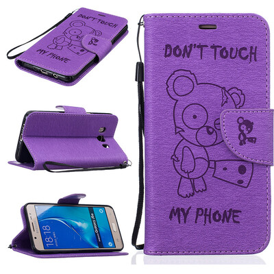Purple Bear Style Embossing Classic Flip Cover with Stand Function and Credit Card Slot for SAMSUNG Galaxy J5 2016/J510
Purple Bear Style Embossing Classic Flip Cover with Stand Function and Credit Card Slot for SAMSUNG Galaxy J5 2016/J510