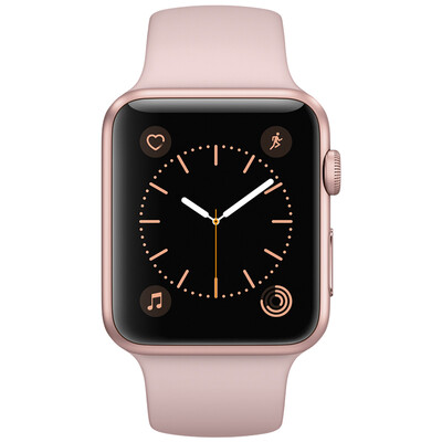 Apple Watch Series 1 Smart watch (42mm rose gold aluminum case powder silky sports watch strap waterproof splashing Bluetooth MQ112CH / A
Apple Watch Series 1 Smart watch (42mm rose gold aluminum case powder silky sports watch strap waterproof splashing Bluetooth MQ112CH / A