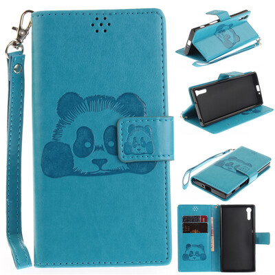 Sky blue Panda Style Embossing Classic Flip Cover with Stand Function and Credit Card Slot for Sony Xperia XZ
Sky blue Panda Style Embossing Classic Flip Cover with Stand Function and Credit Card Slot for Sony Xperia XZ