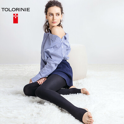 TOLORINIE pantyhose 380D slender waist waist machine function ring light pressure foot tights over&over thick warm down the backing socks 1 double K1181C9999
TOLORINIE pantyhose 380D slender waist waist machine function ring light pressure foot tights over&over thick warm down the backing socks 1 double K1181C9999