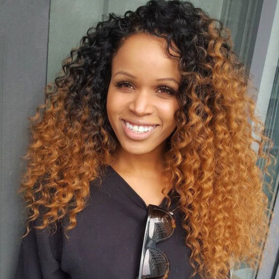 New Arrival 150 Density 7A Two Tone Full Lace Human Hair Wigs 1b30 Ombre Glueless Lace Front Wigs Kinky Curly Human Hair Wig
New Arrival 150 Density 7A Two Tone Full Lace Human Hair Wigs 1b30 Ombre Glueless Lace Front Wigs Kinky Curly Human Hair Wig